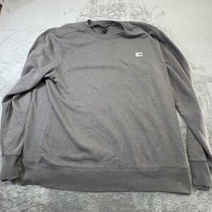 The North Face Mens Gray Crewneck Sweatshirt Pullover Long Sleeve XL